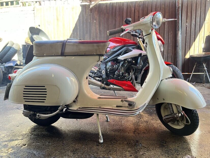 Motorcycle work at East London Motorcycles